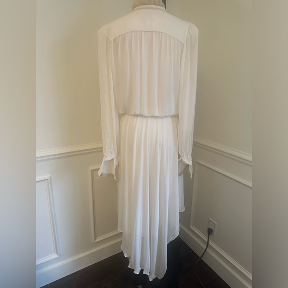 NWT Divine Heritage (revolve) silk ruffled dress - Picture 3 of 8